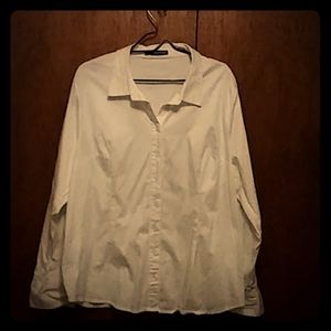 Plus sized female dress shirt